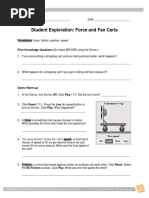 PhET - Forces Motion Basics in html5 10.3.17 | PDF | Force | Mass