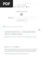 Carreiras Da Cisco - Visão Geral Das Áreas e Certificações