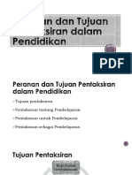 Edup 3063 - K Tajuk 2 Peranan Dan Tujuan Pentaksiran Dalam Pendidikan