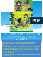 Adaptaciones curriculares para la atención a la diversidad