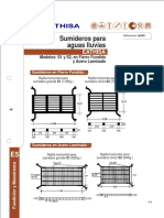 Sumideros Medidas y Peso PDF