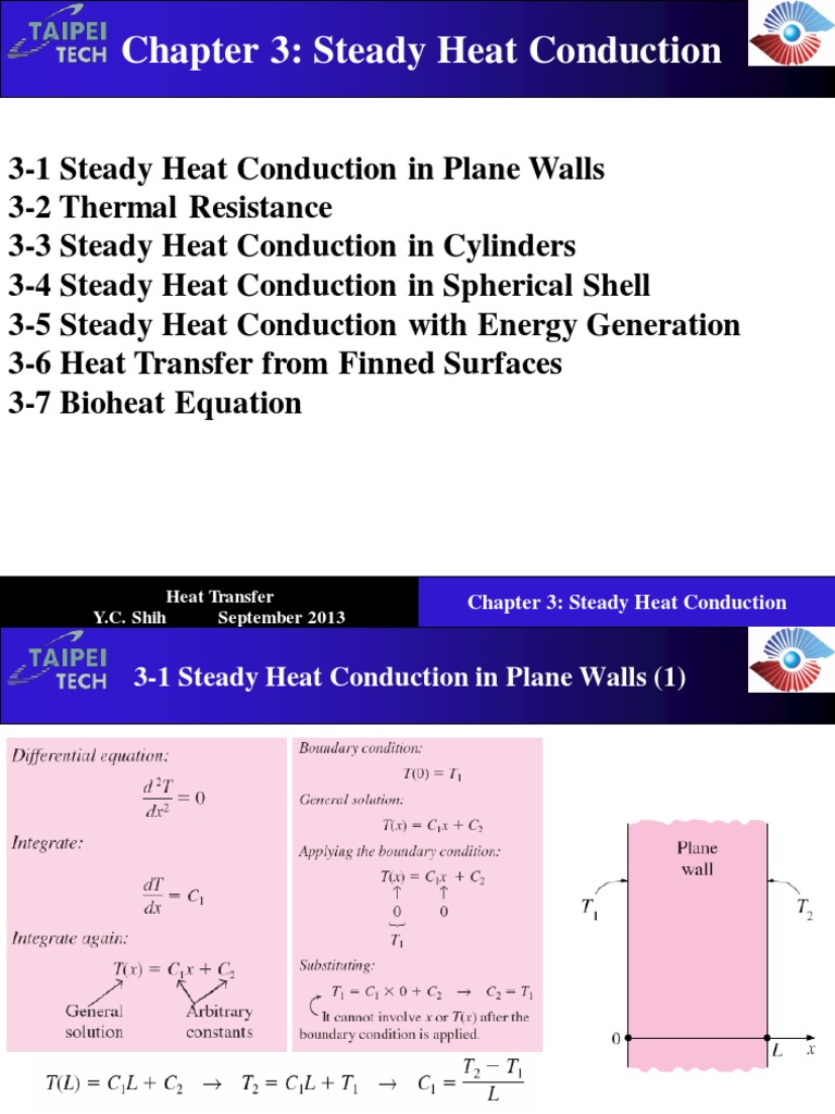 Ch3 HT SteadyHeatConduction | PDF | Heat Transfer | Thermal Conduction