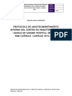 Protocolo de Abastecimientimiento Interno