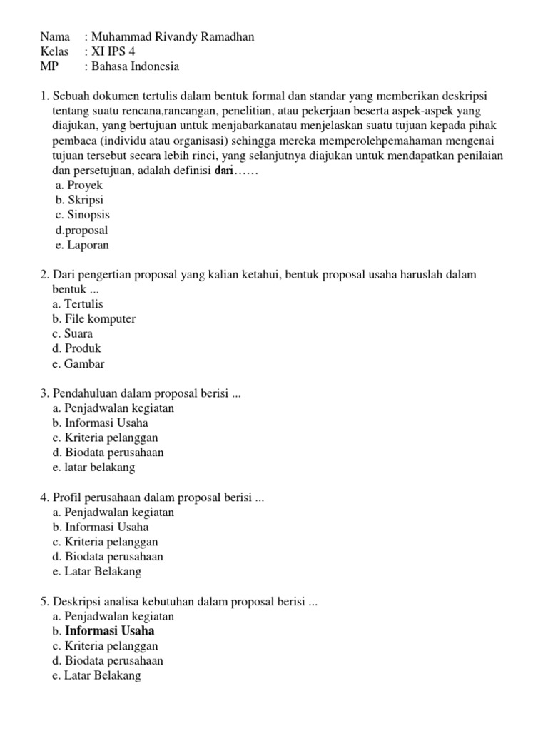 Deskripsi Analisa Kebutuhan Dalam Proposal Berisi Penggambar