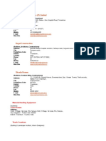 Favourite Constructions (P) Limited: Material Handing Equipment