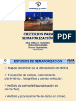 4 Criterios Minimos para Semaforizacion