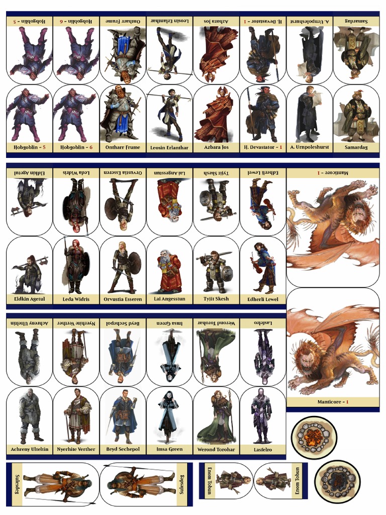 D&amp;D 5e Pawn Sheet 11 | PDF