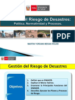 GESTION DE RIESGO Y DESASTRE