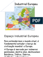Geografia PPT - Espaço Industrial Europeu