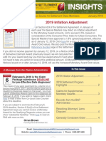 2019 Inflation Adjustment: Concussion Settlement