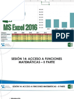 Excel 2016 Bas Sesión 14 Presentación