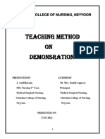 Demonstration Methods