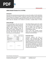 Ansa Model Checks For Ls-Dyna