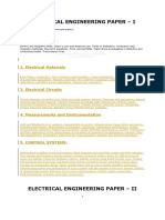 Electrical Engineering Paper - I: 1. EM Theory