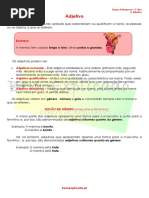 1.7 Ficha Informativa - Adjetivo