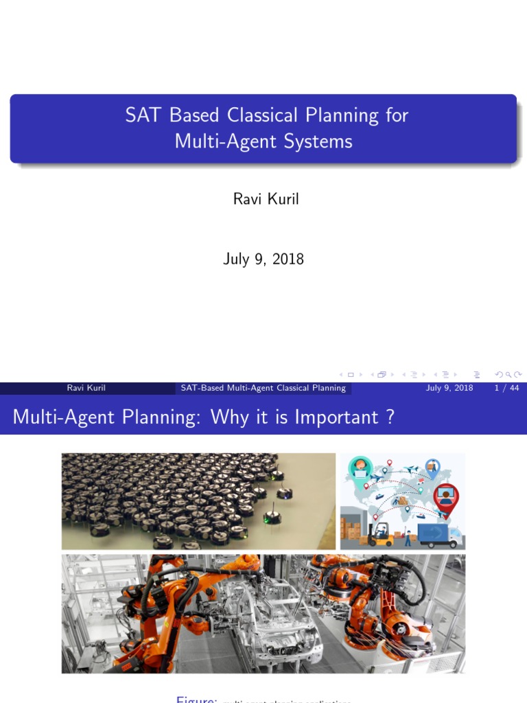 SAT-Based Planning for Multi-Agent Systems | PDF | Knowledge ...