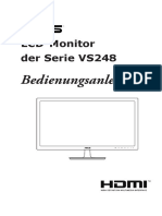 Monitor ASUS - VS248_German - Bedienungsanleitung - Handbuch -Manual