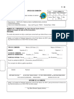 Oficio de Comision 2019