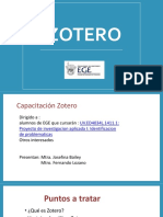 Capacitación de Zotero (12-2013)