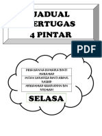 JADUAL BERTUGAS 4P