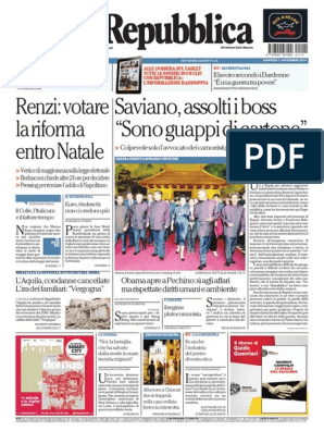 La Repubblica 11 11 2014