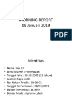 Morning Report 08 Januari 2019