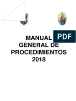 Manual General de Procedimientos 2018