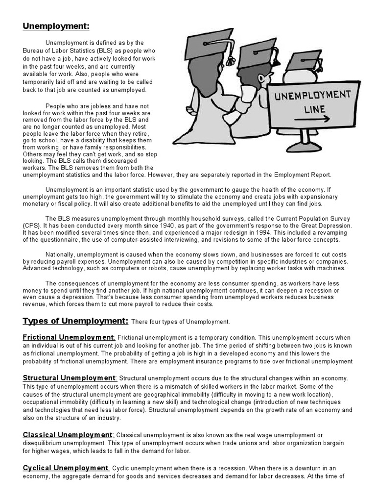 Understanding Unemployment and Its Types | PDF | Social Science ...