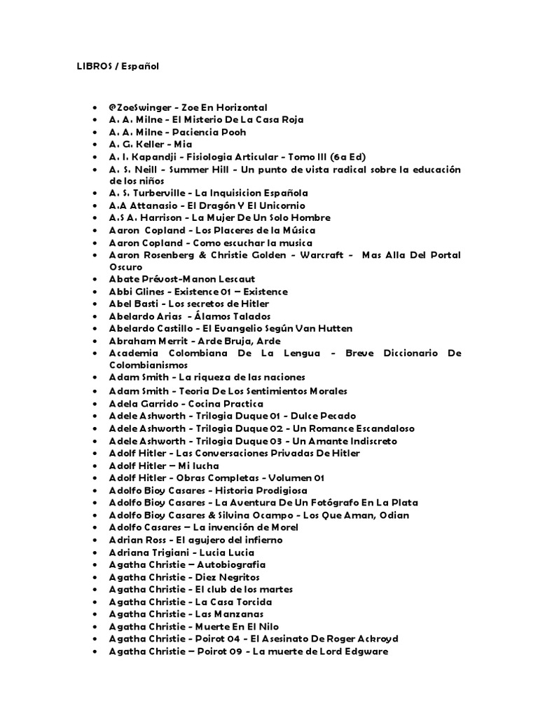 Lista de Titulos PDF PDF Las cronicas de Narnia Albert Camus