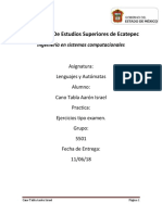 Ejercicio Tipo Examen Autómatas