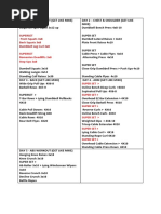 Program Workout Mike Thurston