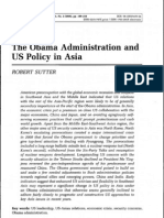 Sutter, The Obama Administration and US Policy in Asia