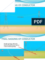 Final sagging conductor safely