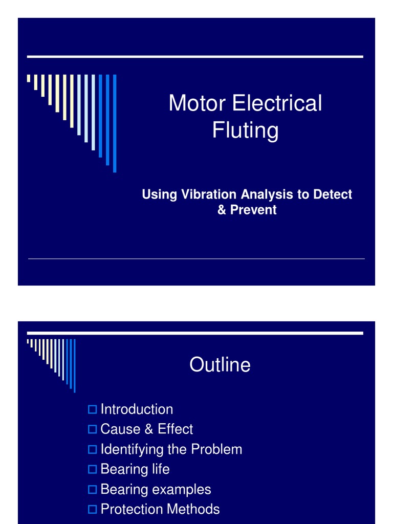 Motor Electrical Fluting | PDF | Bearing (Mechanical) | Mechanical ...