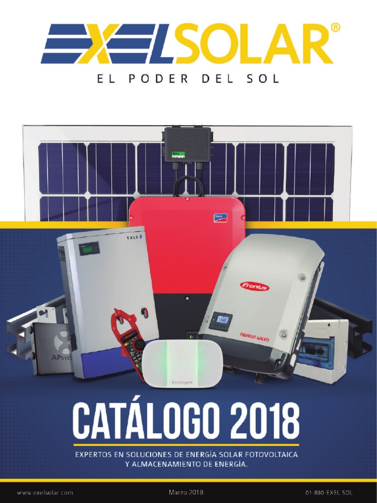 Catalogo Exel Solar | PDF | Fotovoltaica | Panel solar