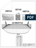 Body Plan Sheer Plan Sheer Plan: Sent Line