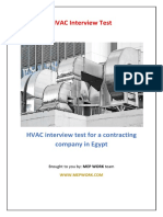 HVAC Interview Test