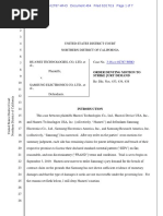 19-02-17 Order Denying Huawei Motion to Strike Samsung's FRAND Jury Demand