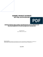 NTI TEL S 014 2010 00 Teleprotectii