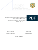 Comparative Study of Fast Food Chains in Guimba, Nueva Ecija