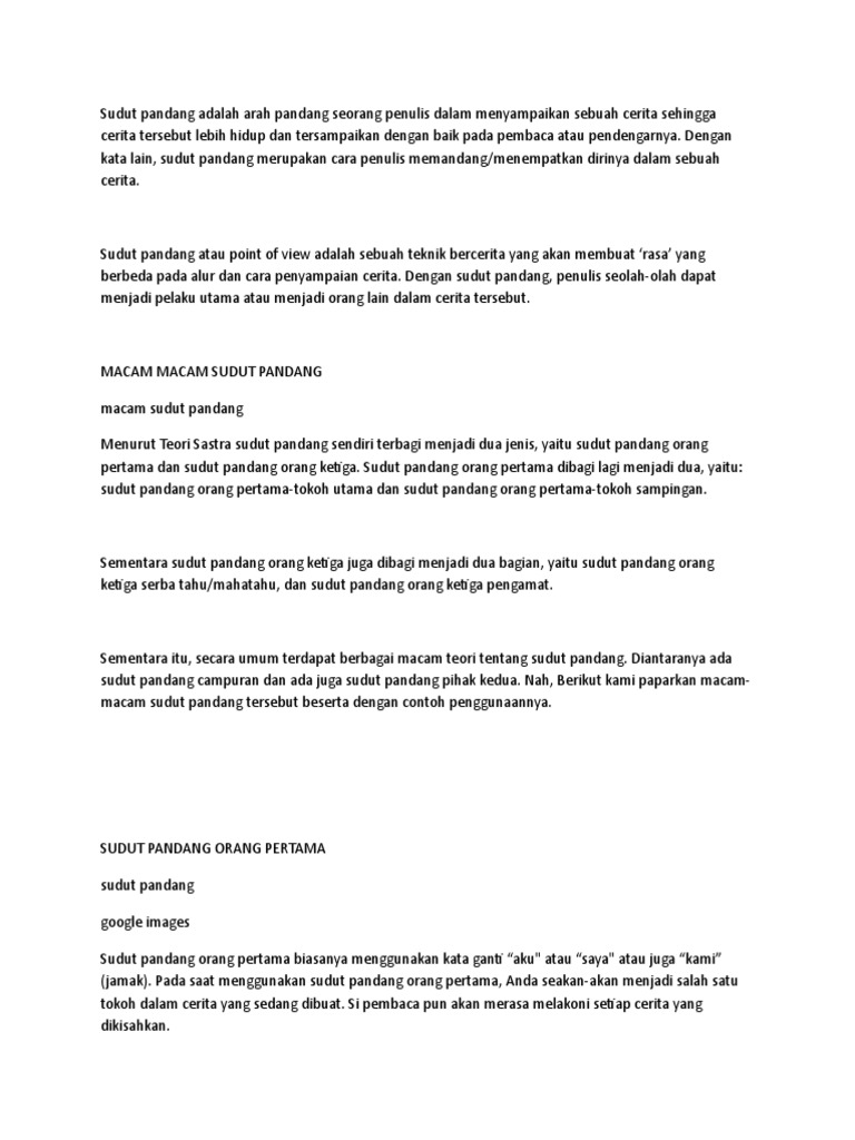 Sudut Pandang A Wps Office