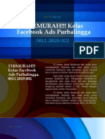 TERMURAH!!! Kelas Facebook Ads Purbalingga, 0811 2829 002