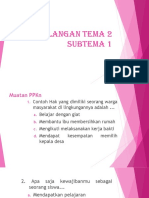 Soal Ulangan Tema 2