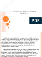 Screening Genetic de Prim Trimestru