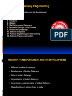 Railway Engineering-1 - Railway Engineering & Its Development