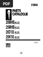 Yamaha 25NWC 2003 Parts Catalog