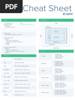 Css Cheat Sheet PDF