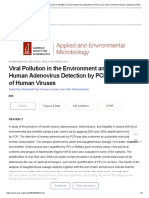 Viral Pollution in The Environment and in Shellfish - Human Adenovirus Detection by PCR As An Index of Human Viruses - Applied and Environmental Microbiology