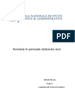 România În Perioada Războiului Rece