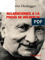 Heidegger Martin - Aclaraciones a La Poesía de Hölderlin